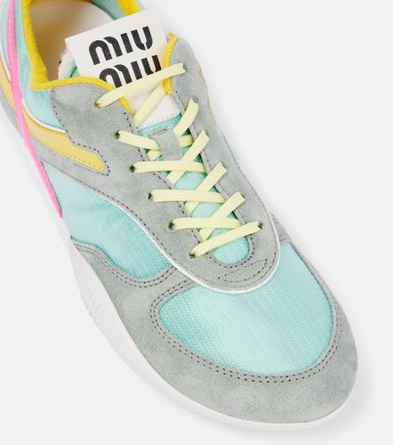 Sneakers Gymnasium aus Veloursleder - Miu Miu - Modalova