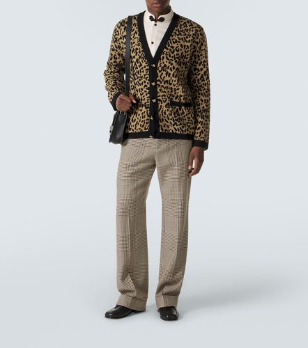 Jacquard virgin wool cardigan - Valentino - Modalova