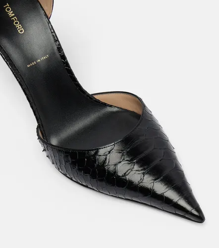 Spire snake-effect leather pumps - Tom Ford - Modalova