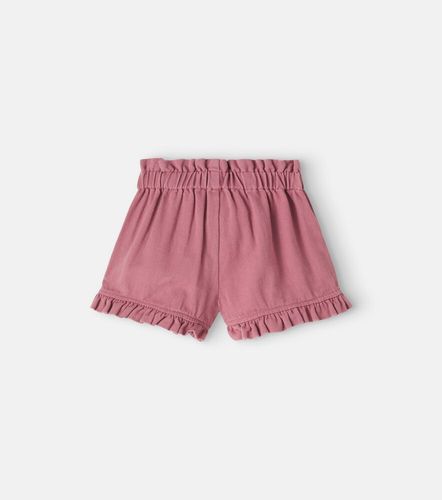 Shorts Simone de denim con volantes - C'era Una Volta - Modalova