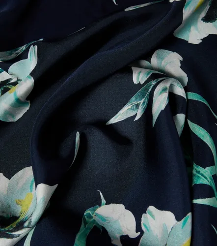 Sciarpa in twill di seta con stampa floreale - Erdem - Modalova