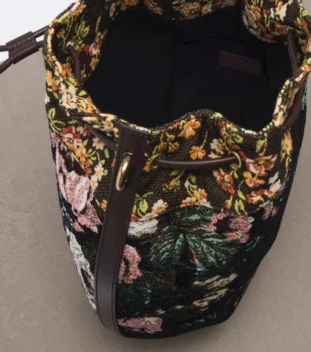 Borsa a secchiello Medium in velluto - Dries Van Noten - Modalova