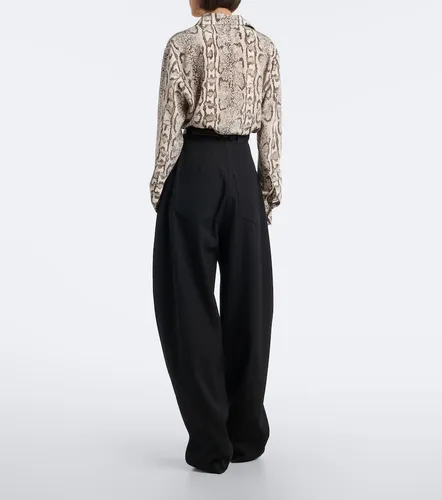 Balenciaga Wool barrel-leg pants - Balenciaga - Modalova
