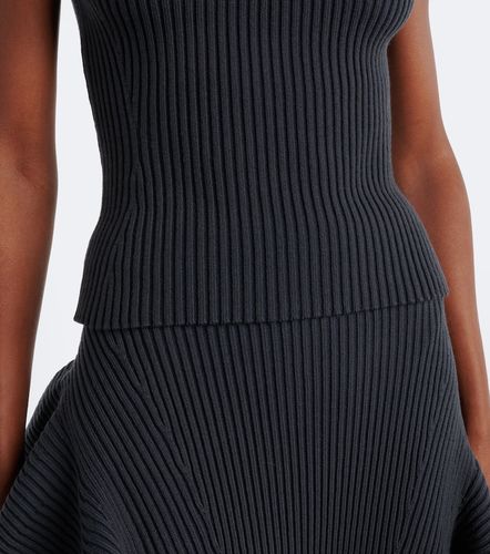 Alaïa Geripptes Rollkragentop aus einem Wollgemisch - Alaia - Modalova