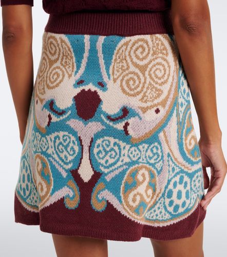Minifalda Alchemy de jacquard de lana - La DoubleJ - Modalova