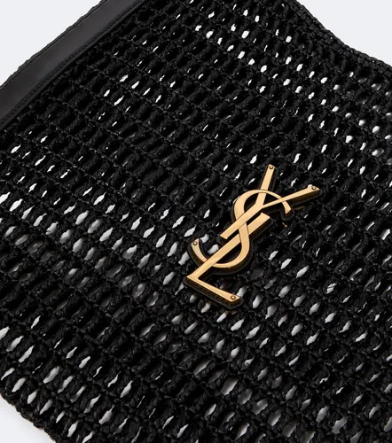 Cassandre raffia shoulder bag - Saint Laurent - Modalova