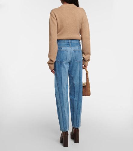 Warped Stripe Barrel high-rise jeans - Frame - Modalova