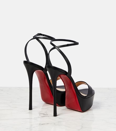 Loubi Queen Alta 150 leather platform sandals - Christian Louboutin - Modalova