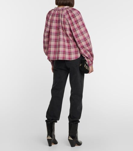 Camicia Blandine in cotone e lino a quadri - Marant Etoile - Modalova