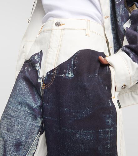 Tattoo Collection - Jeans a gamba larga - Jean Paul Gaultier - Modalova