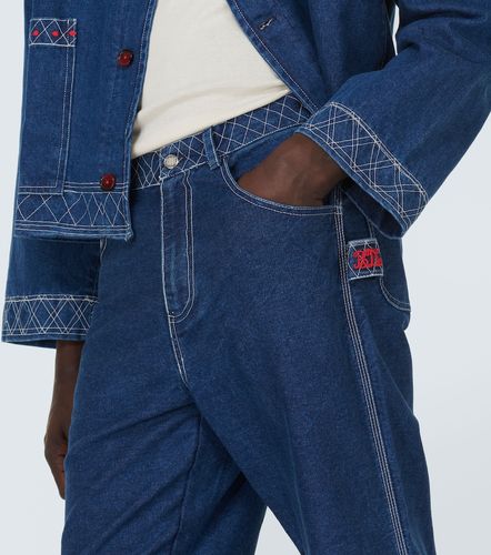 Knolly Brook embroidered wide-leg jeans - Bode - Modalova