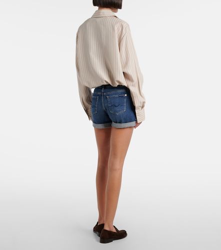 Mid-rise denim shorts - 7 For All Mankind - Modalova