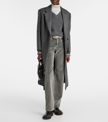 Pantaloni regular in velluto - Brunello Cucinelli - Modalova