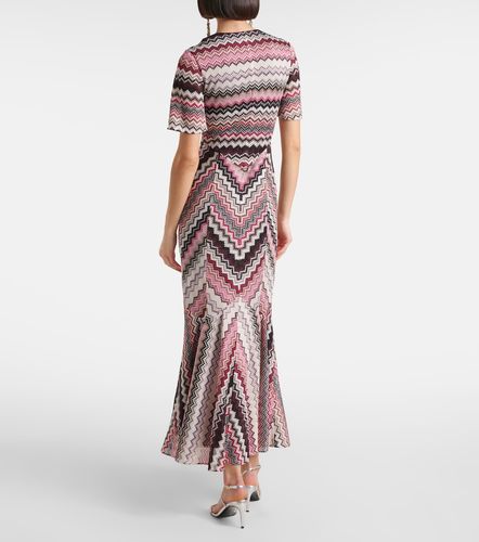 Missoni Abito midi a zig-zag lamé - Missoni - Modalova