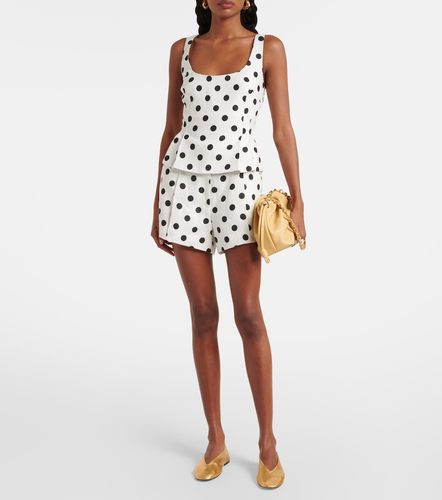 Posse Rosalie polka-dot linen top - Posse - Modalova