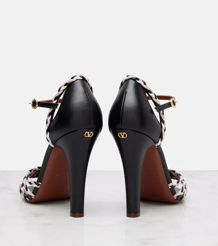 Hi Dolly 105 braided leather pumps - Valentino Garavani - Modalova