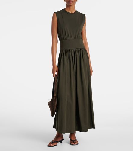 Vestido largo en jersey de algodón - Toteme - Modalova