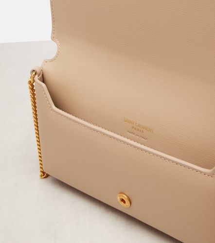 Cassandre leather phone pouch - Saint Laurent - Modalova