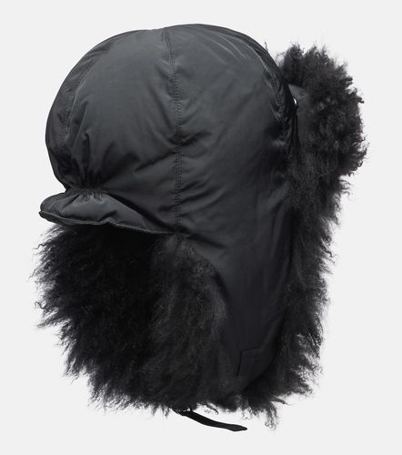 Shearling-trimmed down hat - Yves Salomon - Modalova