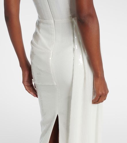 Bridal sequined strapless bustier gown - Alex Perry - Modalova