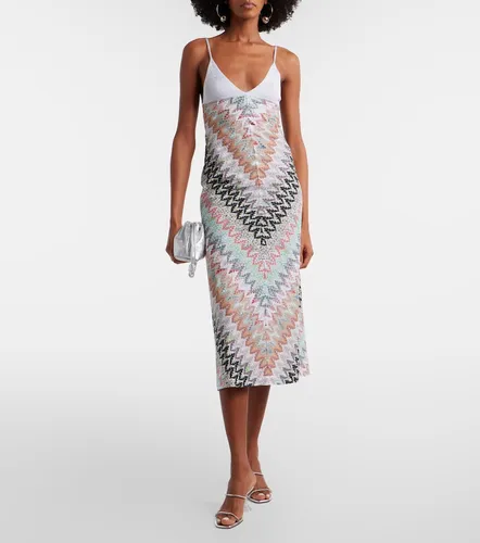 Missoni Zigzag lame midi dress - Missoni - Modalova