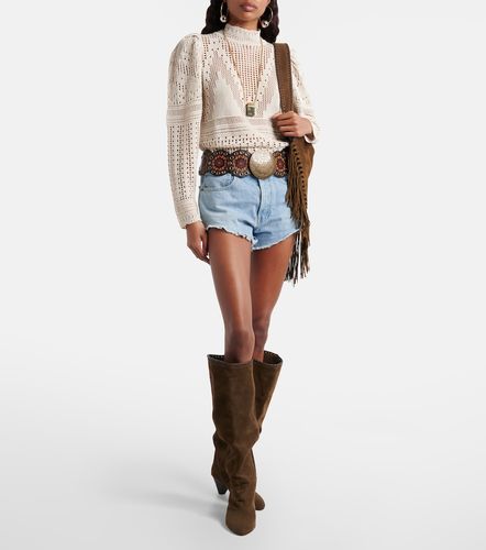 Islandâs Diary denim shorts - Alanui - Modalova
