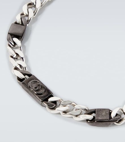Interlocking sterling chain bracelet - Gucci - Modalova