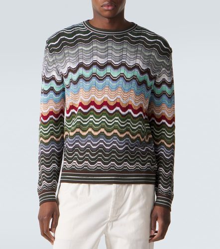 Pullover in misto cotone a zig-zag - Missoni - Modalova