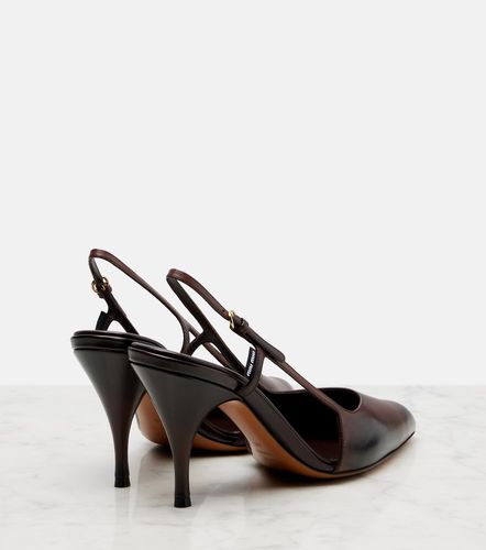 Miu Miu Leather slingback pumps - Miu Miu - Modalova