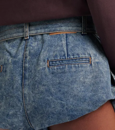 Magda Butrym Belted denim shorts - Magda Butrym - Modalova