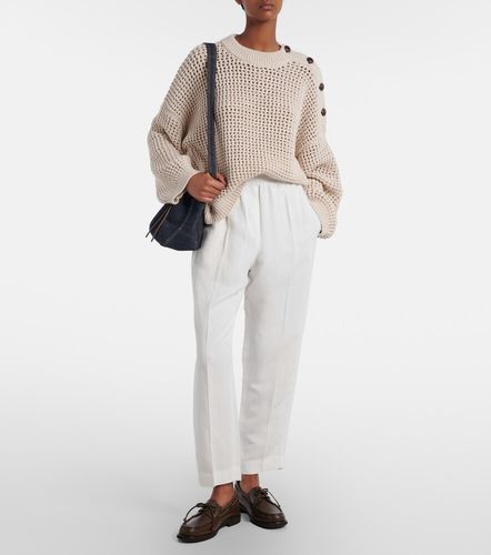 Mid-rise straight pants - Brunello Cucinelli - Modalova
