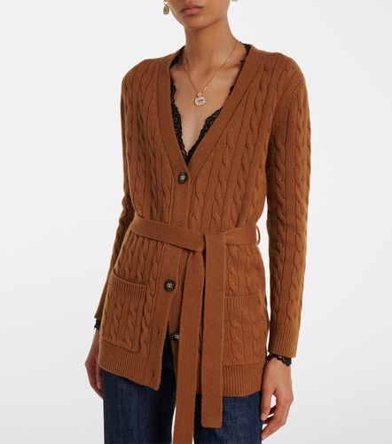Cable-knit cashmere cardigan - Valentino - Modalova