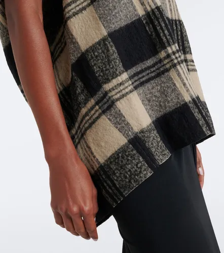Top Floating in cotone e lana a quadri - Rick Owens - Modalova