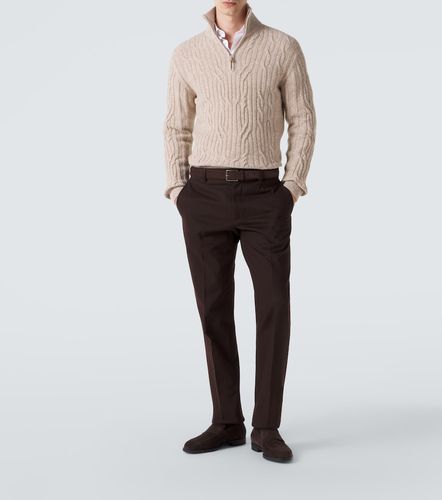 Pullover in lana e cashmere a trecce - Zegna - Modalova