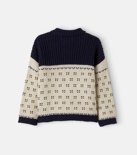 Bonton Cárdigan Pekin en intarsia - Bonton - Modalova