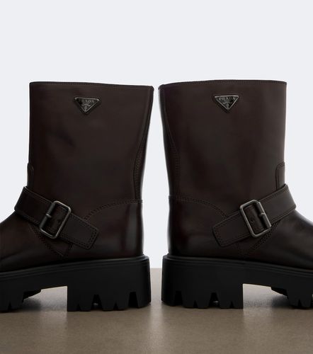 Prada Botas biker Stride de piel - Prada - Modalova