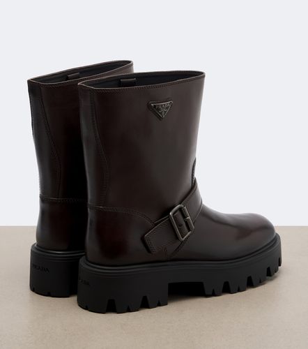 Prada Botas biker Stride de piel - Prada - Modalova