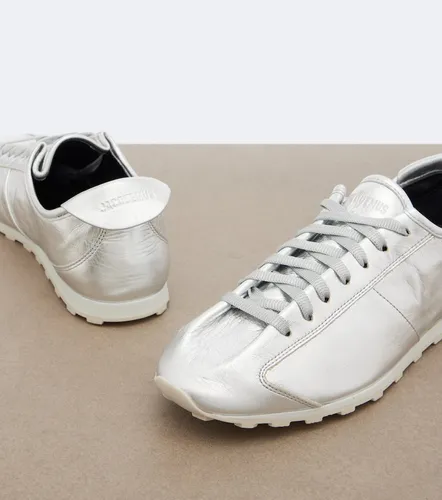 Tennis metallic leather sneakers - Jacquemus - Modalova