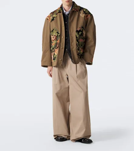 Chaqueta de algodón floral con patchwork - Simone Rocha - Modalova