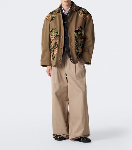 Floral patchwork cotton jacket - Simone Rocha - Modalova