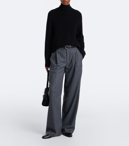 Camille wool-blend flannel wide-leg pants - Vince - Modalova