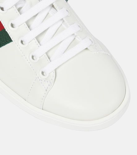 Gucci Ace leather sneakers - Gucci - Modalova