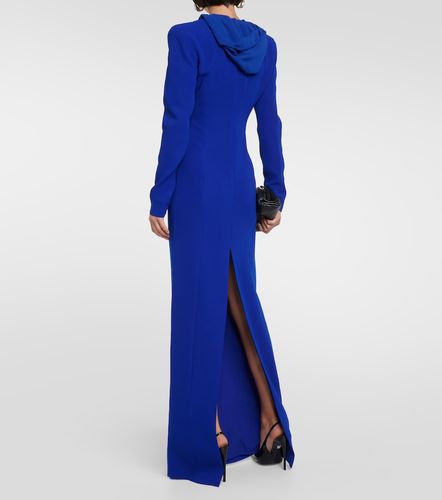 Mônot Vestido largo de crepé con capucha - Monot - Modalova