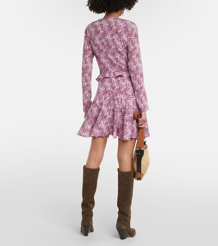 Usmara printed silk-blend minidress - Isabel Marant - Modalova
