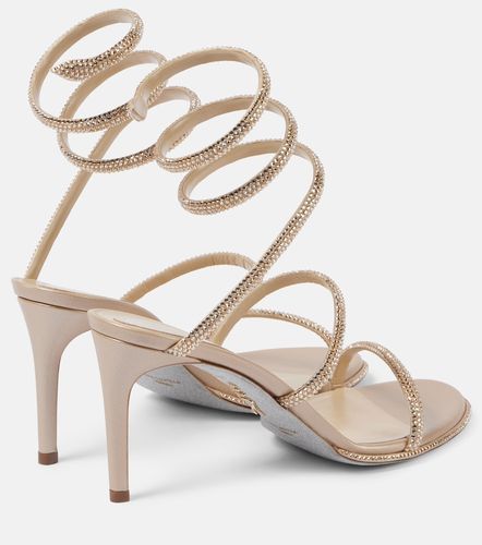 Cleo 80 embellished satin sandals - Rene Caovilla - Modalova