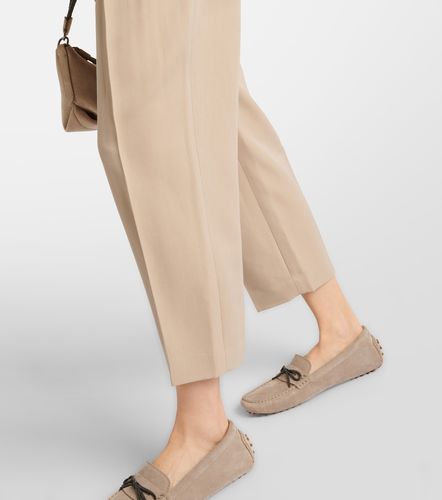 Wool-blend straight pants - Brunello Cucinelli - Modalova