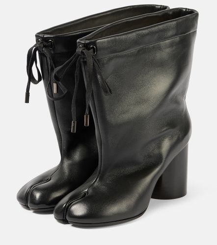 Tabi drawstring leather ankle boots - Maison Margiela - Modalova