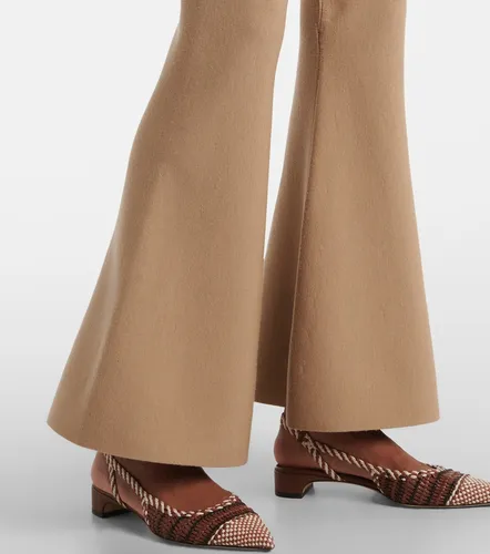 Pantalones flared de lana virgen - Gabriela Hearst - Modalova