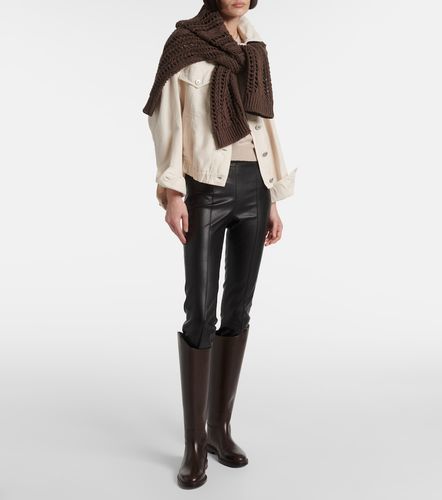 Leather slim pants - Brunello Cucinelli - Modalova