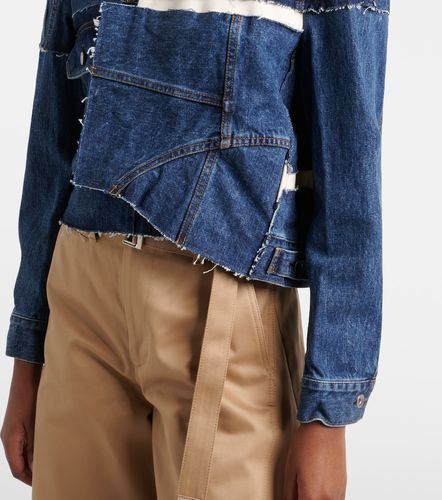 Sacai Chaqueta de denim patchwork - Sacai - Modalova